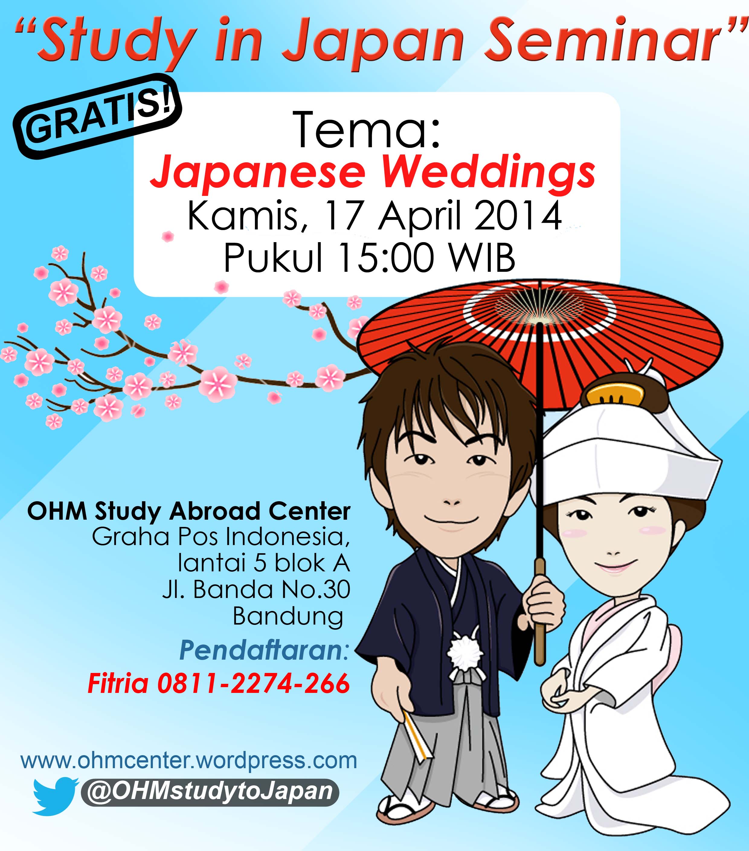Study in Japan Seminar (Kamis, 17 April 2014)