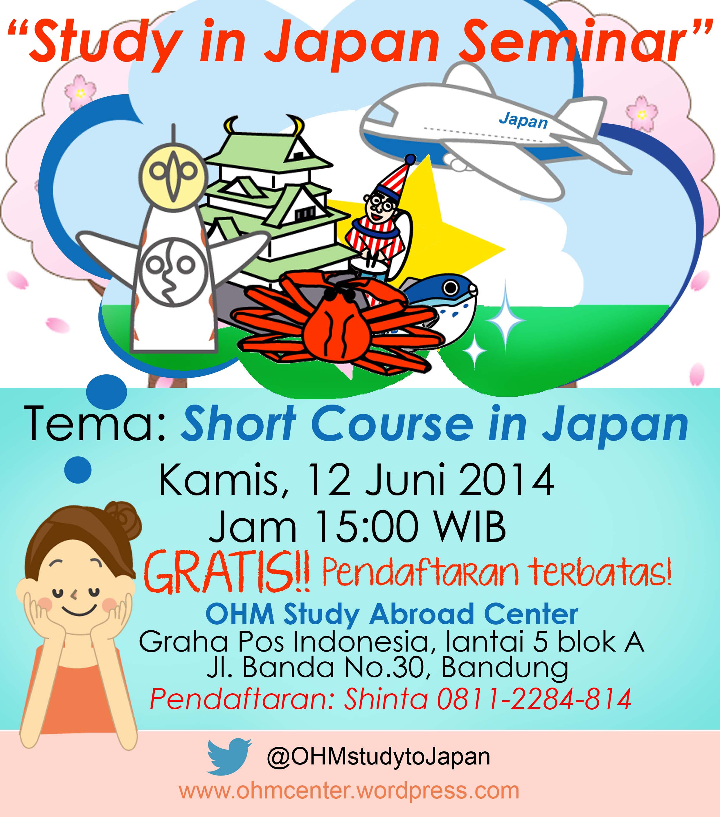 Study in Japan Seminar (Kamis, 12 Juni 2014)